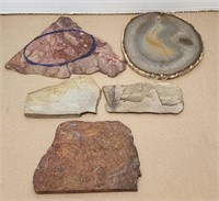 Agate and assorted rocks