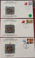 1976, 1977, & 1978 EISENHOWER COLLECTORS COIN SETS