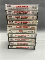 Elvis Presley cassette tapes. 10 tapes.