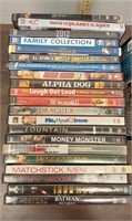 Assorted DVD movies.