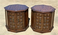 FUNKY PAIR RETRO END TABLES