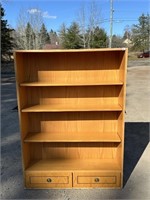 GOOD BOOKCASE WITH TWO DRAWERS