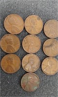 1935 Indian Head wheat pennies