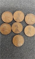 1914 Indian Head wheat pennies