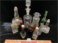 LARGE LOT OF VARIOUS MIXED COLLECTORS BOTTLES