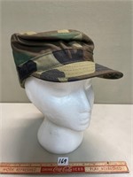 VINTAGE MILITARY HAT CAMOUFLAGE