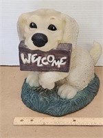 Welcome dog yard decor light up part dose not