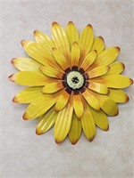 Sunflower metal wall decor 15in