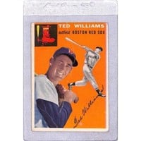 1954 Topps Ted Williams Creased