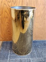 Gold toned trash can 20in