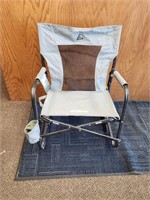 Outdoor firepit rocker camping chair