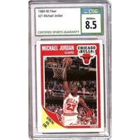 1989 Fleer Michael Jordan Csg 8.5
