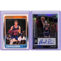 Mark Price Rookie And Auto Card