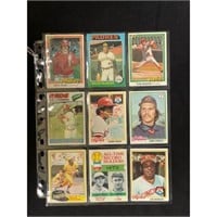 (9) 1970's Baseball Stars And Hof
