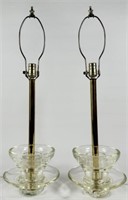 GLASS INSULATOR TABLE LAMPS