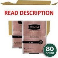 $54  Depend Fresh Protection Adult Incontinence Un