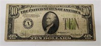1934 Lime Green Seal $10 BILL