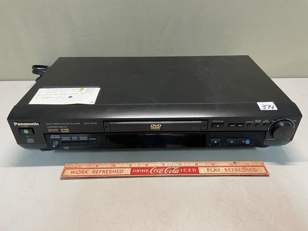 PANASONIC DVD/CD PLAYER