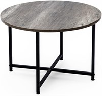 Coffee Table  Wood/Metal  23.6in  Rustic Brown