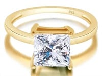 1.86 square solitaire diamond ring