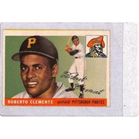 1955 Topps Roberto Clemente Rookie Crease Free