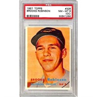 1957 Topps Brooks Robinson Rookie Psa 8 Oc