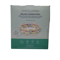 Vivid Living 5-foot Inflatable Pool- Confetti