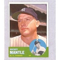 1963 Topps Mickey Mantle High Grade