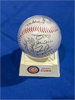 Vintage Chicago Cubs printed Autograph ball