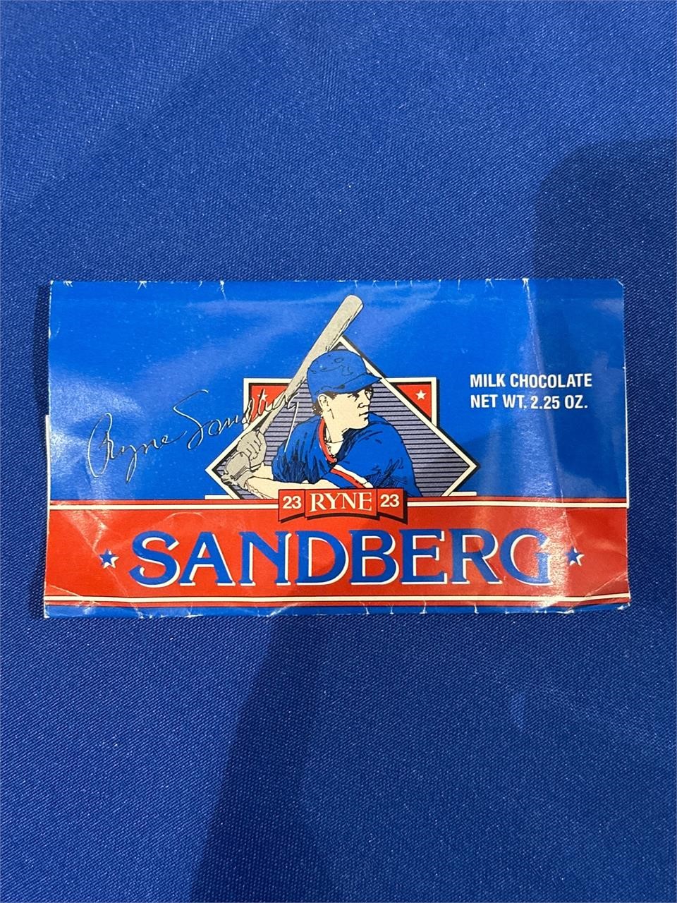Vintage Ryne Sandberg Chocolate Bar Wrapper