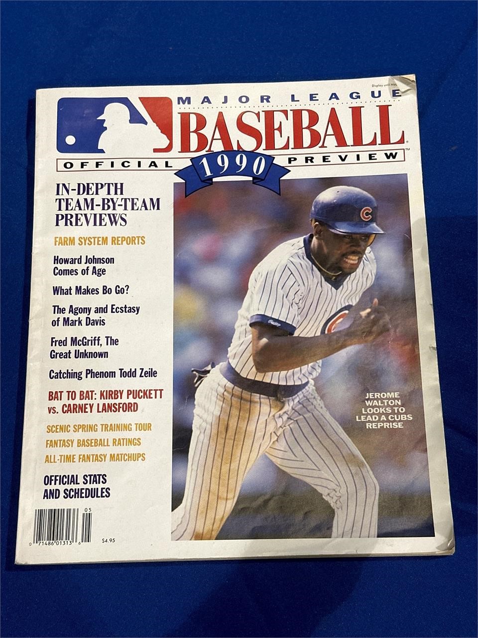 1990 Baseball Preview Magazine