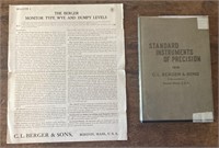 C. L. Berger & Sons original Bulletin 1 flyer and