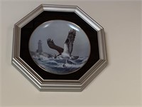 Provincial Bird Plates Framed /EACH