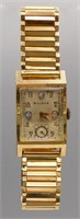14k Gold Men's Bulova Diamond Watch & Band 53g