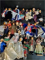 Large Estate Collection of Dolls-around the world