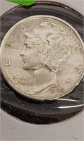 1942 Mercury dime