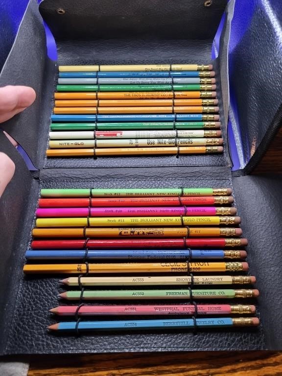 AC Line Wood Pencils Salesman Samples