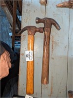 Pair of carpenter hammers