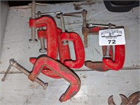 3" & 2" C clamps