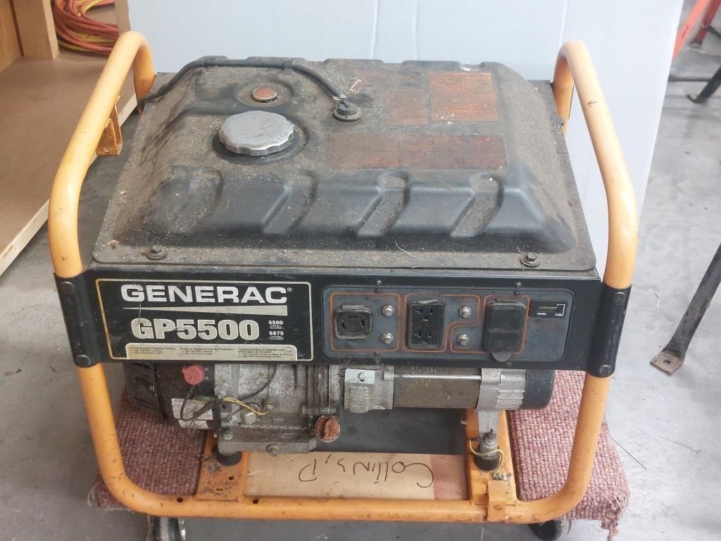Generac gp5500 not tested been setting for a