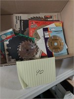 Lot of assorted saw blades
