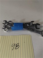 Craftsman metric open and closed end wrenches