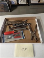 Lot of assorted punches and wrenches