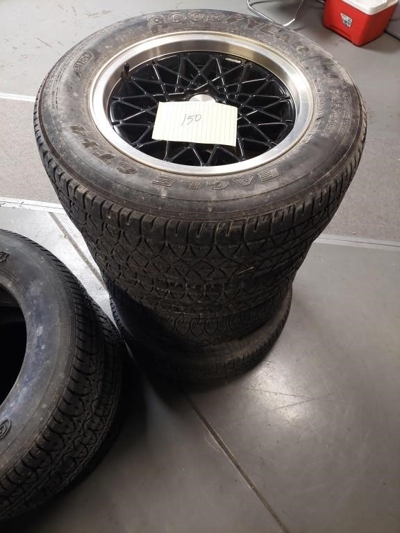 Goodyear Eagle GT+4 tires - four P215-60 R15 with