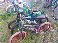 Three kids bikes need work