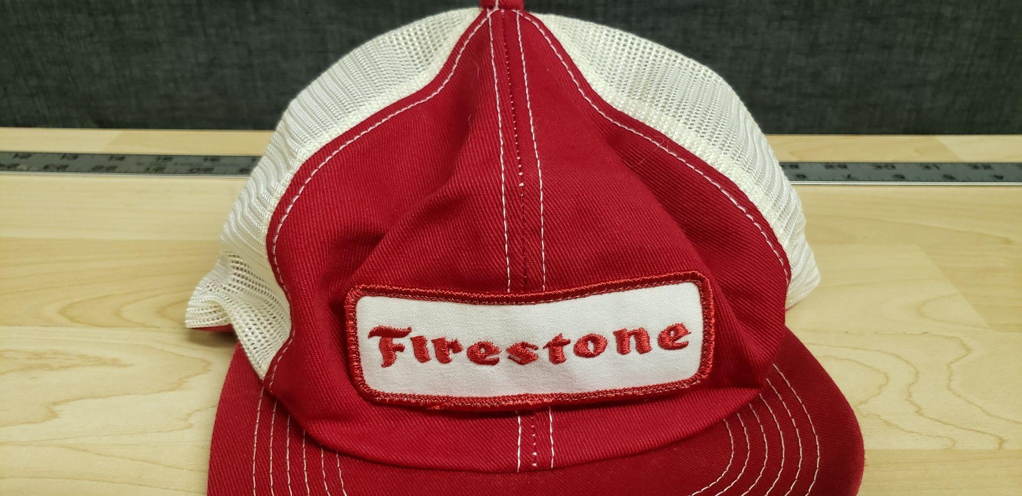 Vintage Firestone Trucker Snap Back Hat