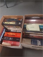 Lot of 2 boxes of assorted books