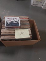 Lot of assorted vinyl records and CDs,
