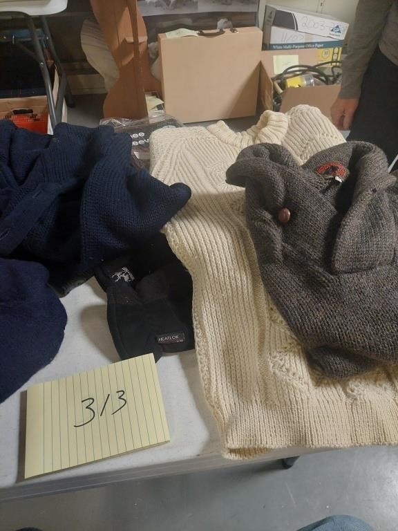 Lot of 5 sweaters - 1 size small and 4 size medium