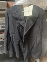 Wool Navy coat, black, size 42S